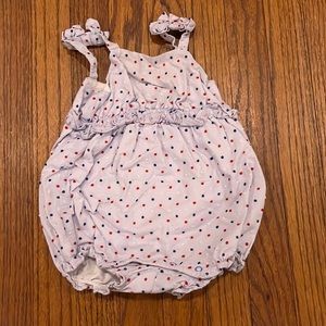 6-12 month sweet polka dot onesie by Janie and Jack
